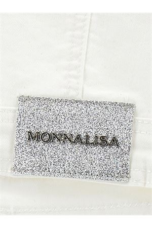 giacca in cotone bianco MONNALISA KIDS | 79G105NP70150001